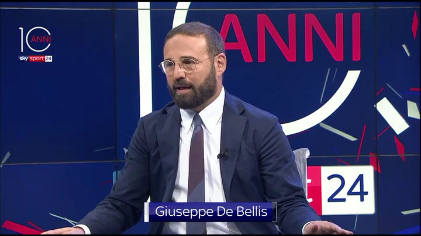 Giuseppe De Bellis: «Emozione nel festeggiare #10AnniSkySport24»