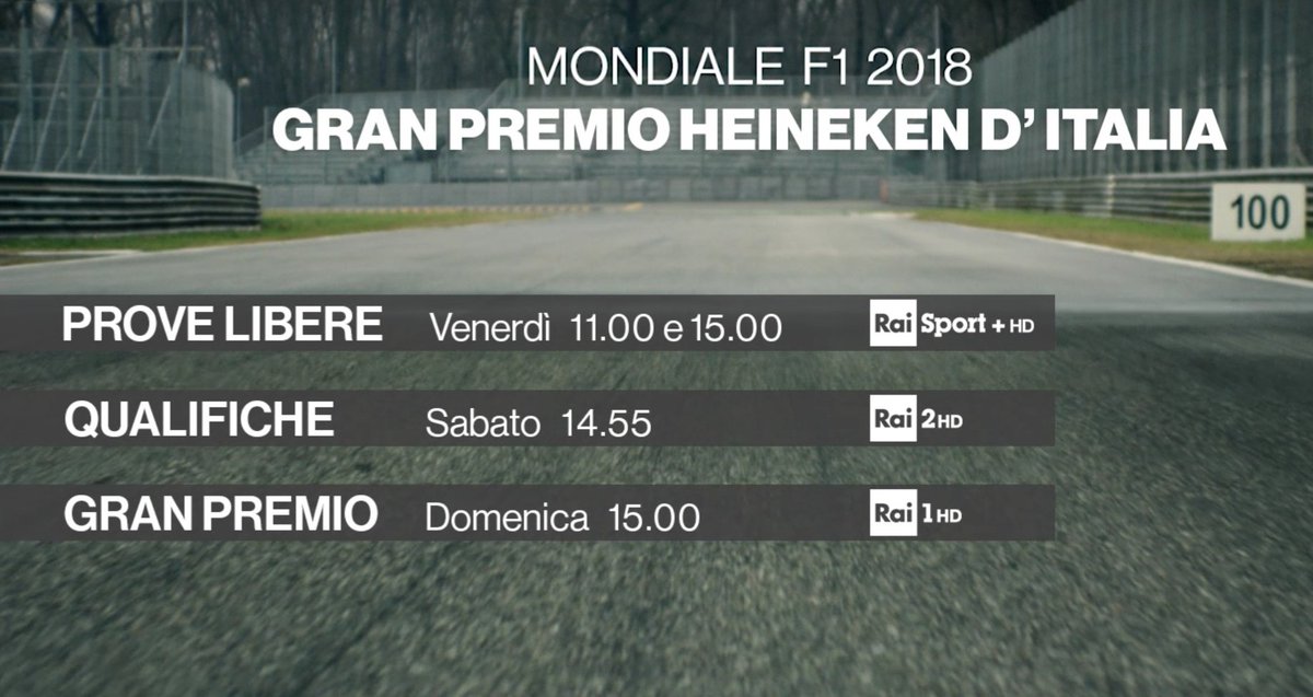 F1 GP Italia 2018 | Prove libere, qualifiche e gara da Monza in diretta RAI