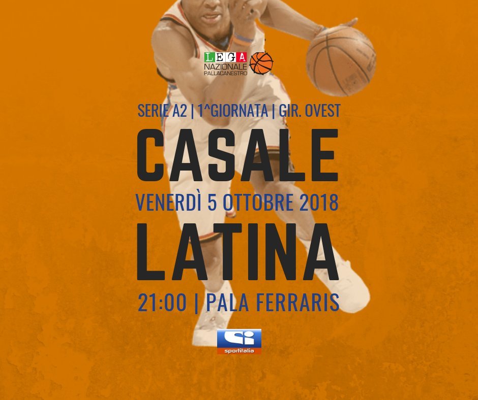 Comincia il campionato di Basket Serie A2 con una doppia diretta su Sportitalia