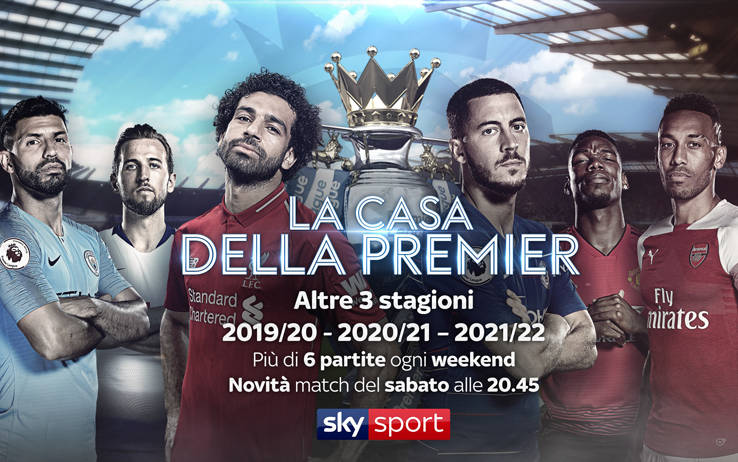 Sky Sport e la Premier League ancora insieme fino al 2022