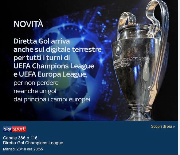 Sky Sport Champions 3a Giornata, Diretta Esclusiva | Palinsesto e Telecronisti