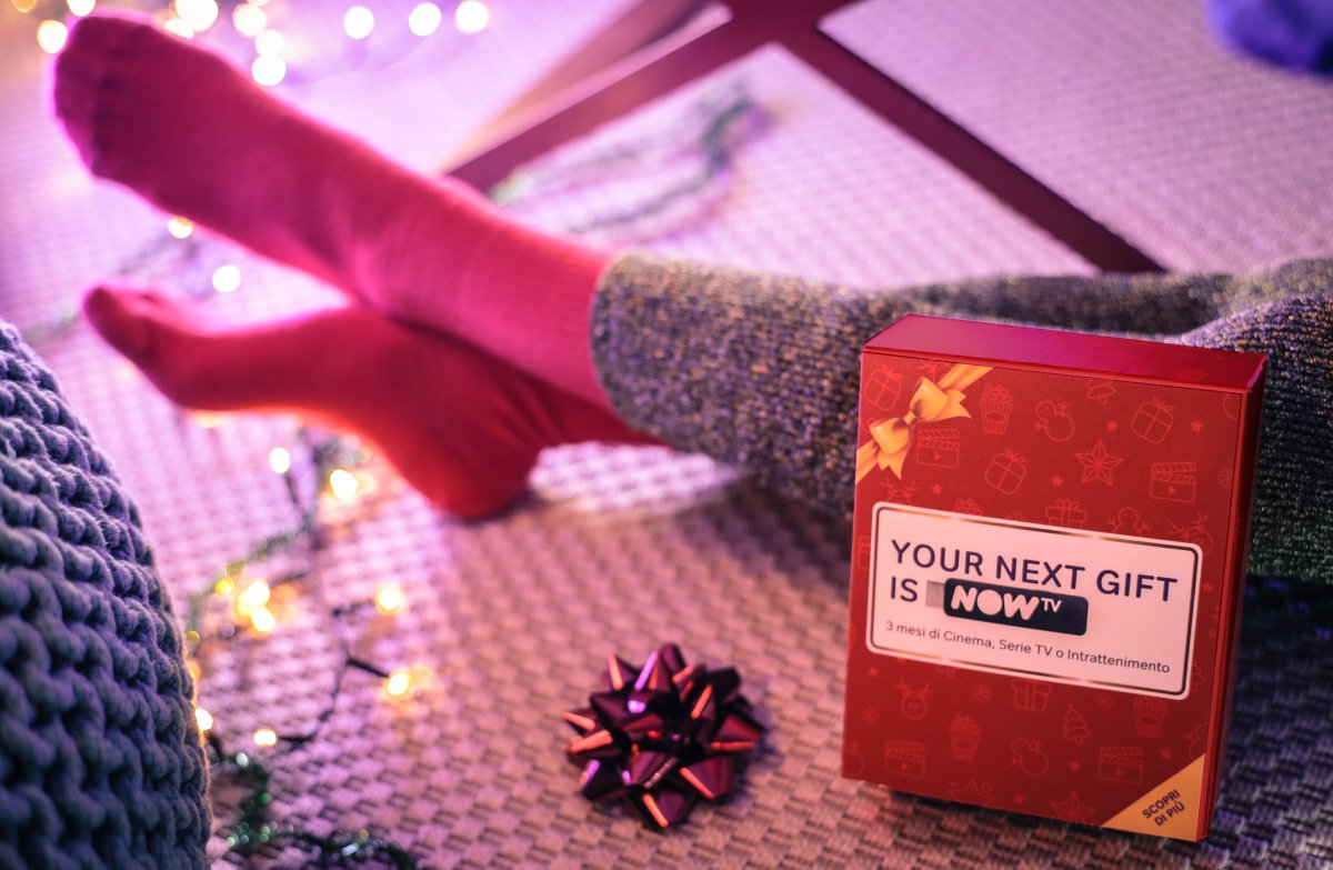 «Your next tv gift is NOW (TV)», la nuova campagna natalizia di NOW TV