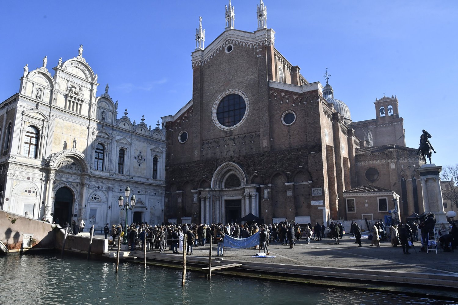 Prime riprese esterne a Venezia per il «nuovo Papa» di Sorrentino