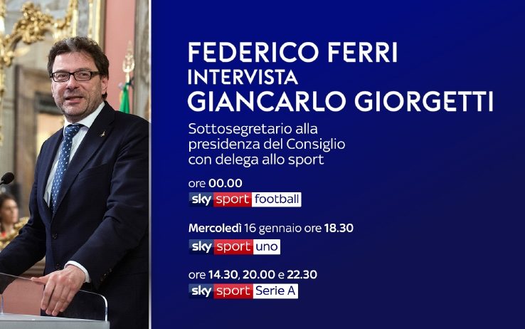 Giorgetti: «Senza le risorse Sky, la Serie A non potrebbe essere competitiva »