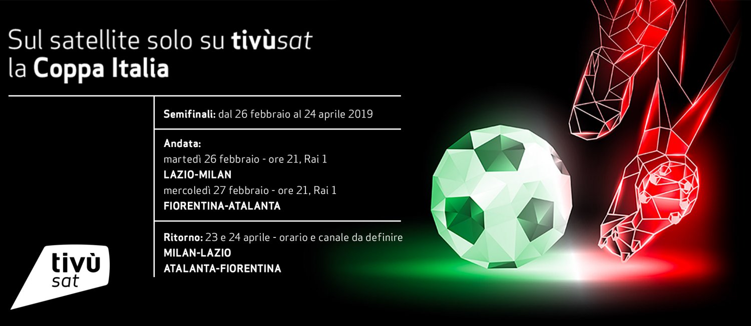 Rai Sport, Coppa Italia 2018/2019, Semifinale Andata - Programma e Telecronisti