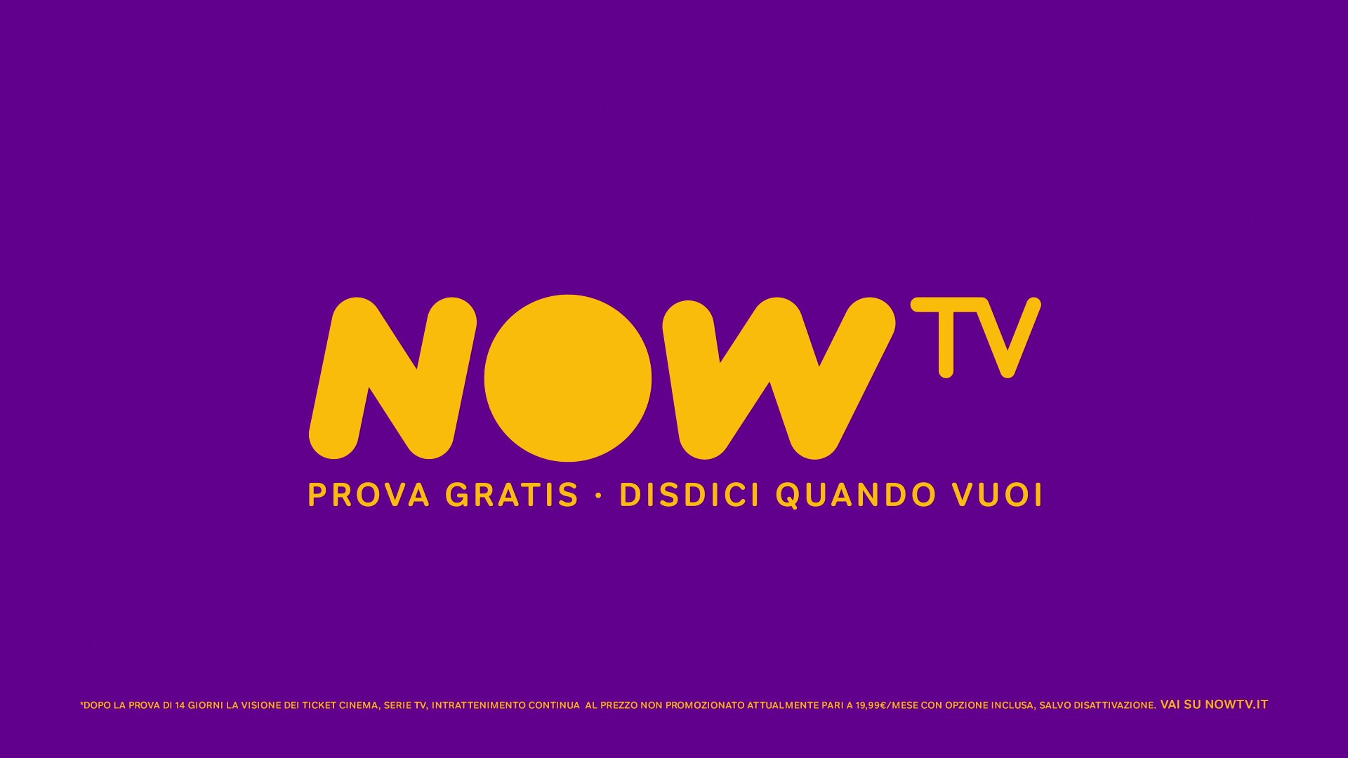 «We Believe in Series», on air la nuova campagna NOW TV