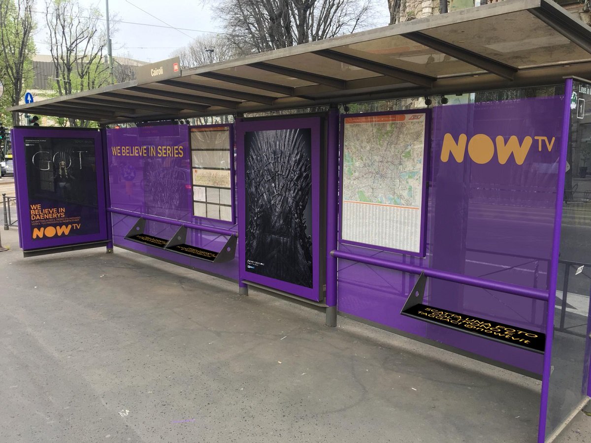 Con NOW TV a Milano è arrivato il grande inverno del Trono di Spade