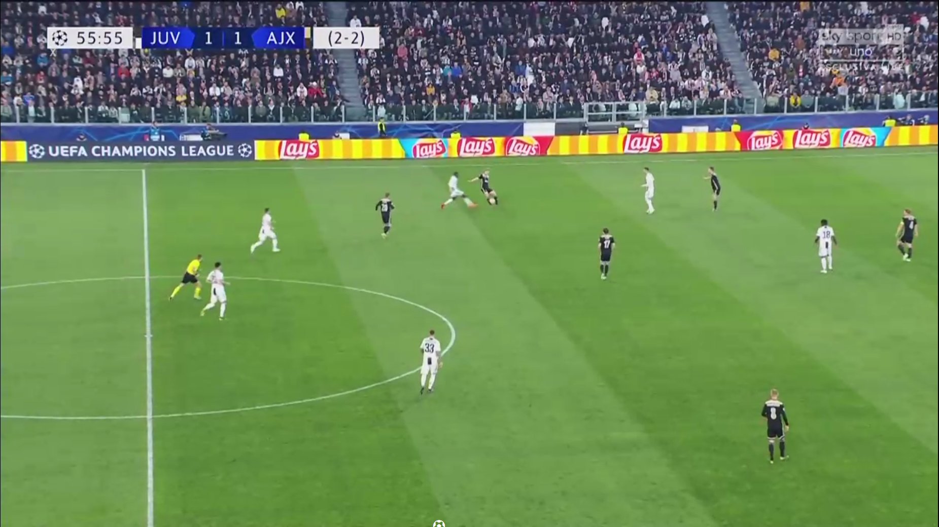 Sky Sport, ascolti top per la Champions con la diretta esclusiva Juventus - Ajax