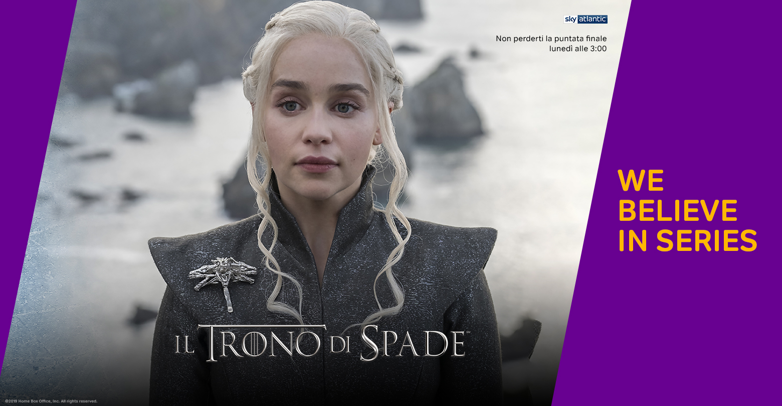 Il finale del Trono di Spade, su Sky Atlantic (e NOW TV) il momento tv più atteso