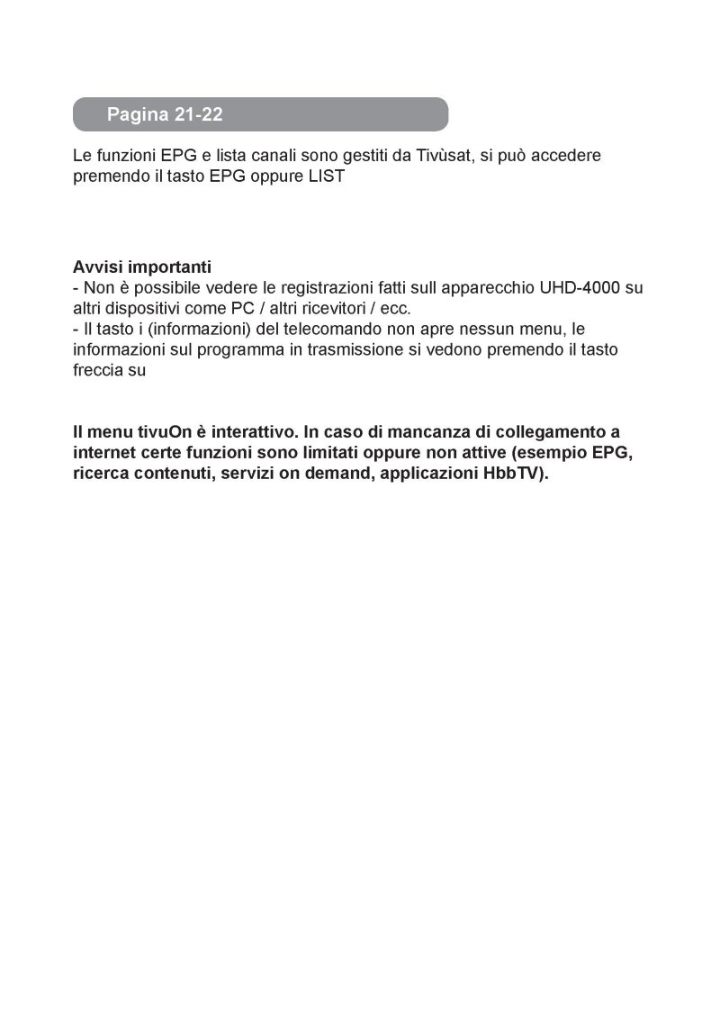 Opentel UHD 4000 Tivusat (Nuova Versione Software 1.24) 