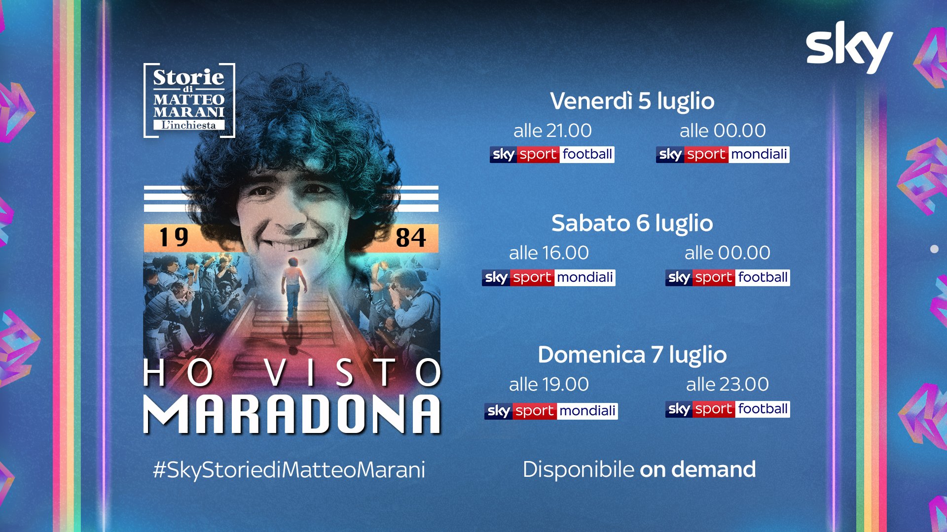Storie di Matteo Marani su Sky Sport «1984, Ho visto Maradona»