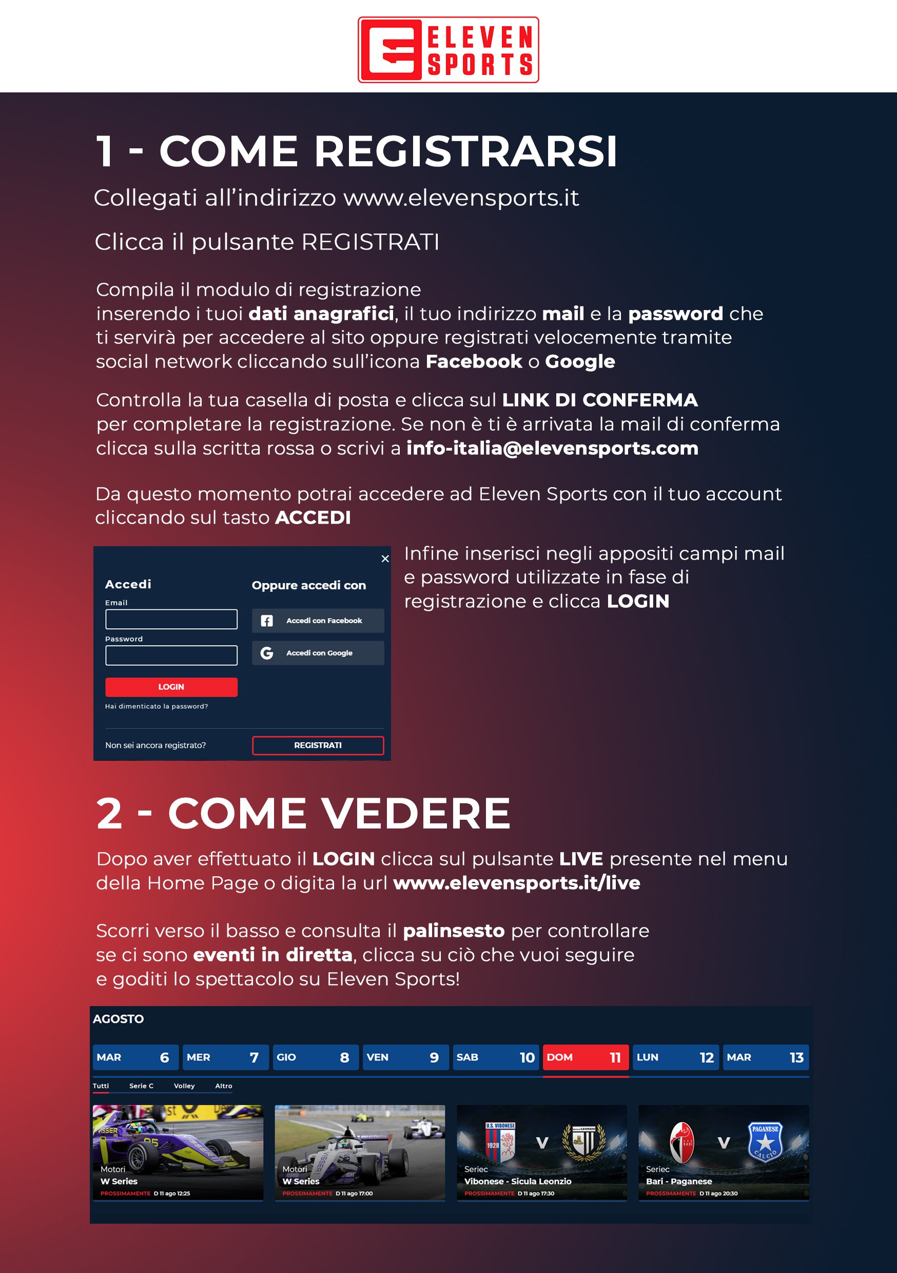 Serie C TV, Ottavi Coppa Italia - Programma e Telecronisti Eleven Sports