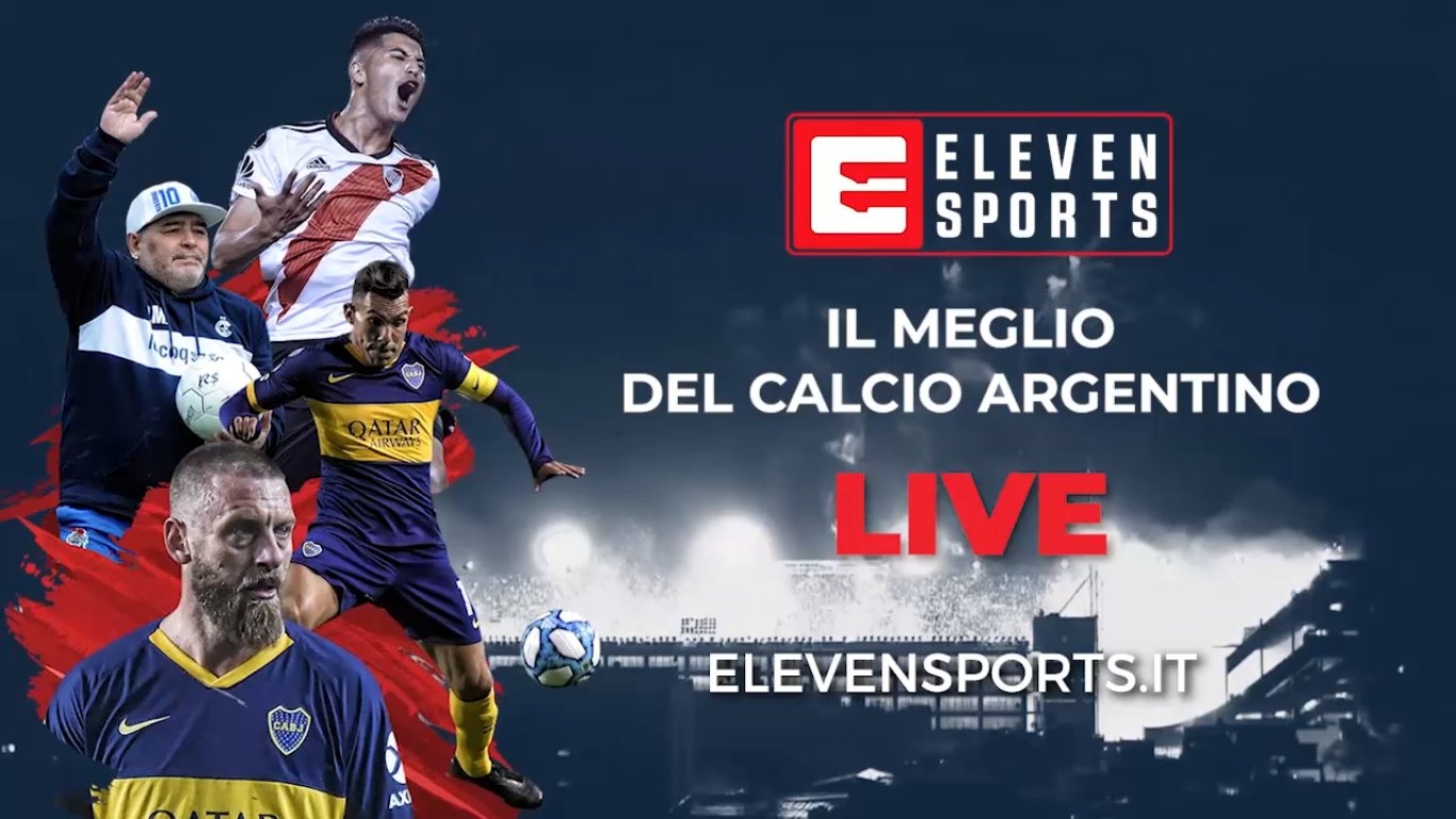 SuperLiga Argentina su Eleven Sport, in diretta De Rossi, Maradona e Tevez 