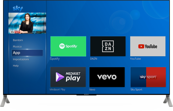App Mediaset Play, da oggi è disponibile anche su Sky Q