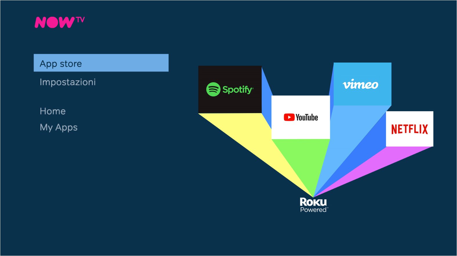 App Spotify 8.5.60 disponibile su NOW TV Smart Stick e TV Box