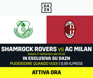 Europa League Secondo Preliminare, Shamrock Rovers v Milan, Diretta DAZN