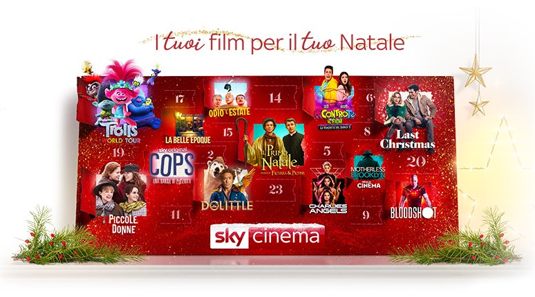 Il Natale di Sky Cinema, a Dicembre torna il canale dedicato ai film tematici