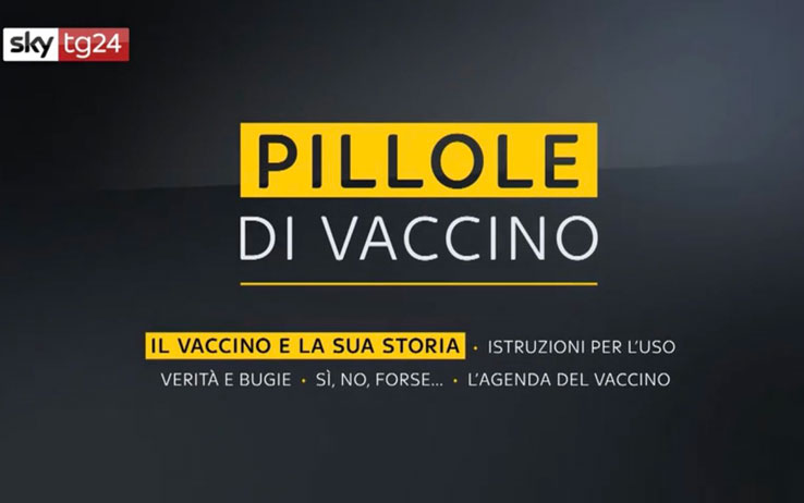 Pillole di Vaccino, la nuova serie di Sky TG24 contro le fake news
