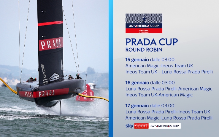 Immagine di America&#039;s Cup, al via Prada Cup: lo spettacolo della vela LIVE su Sky Sport