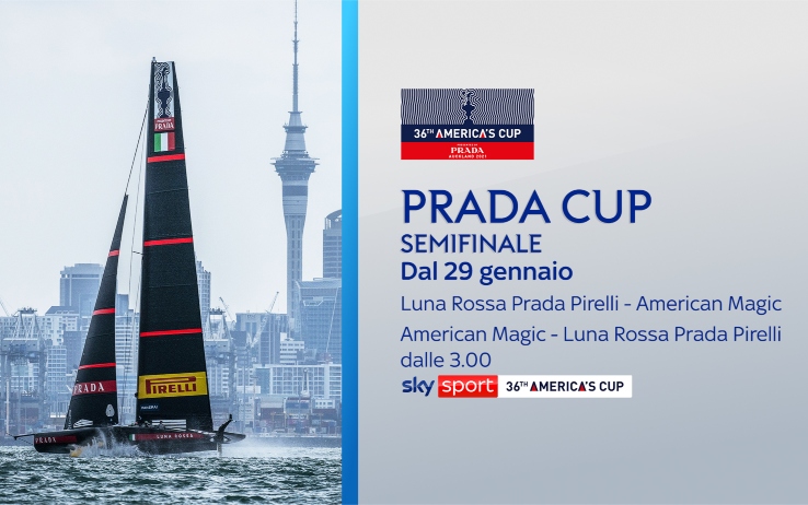 America's Cup, Prada Cup Semifinale: Luna Rossa - American Magic LIVE su Sky Sport