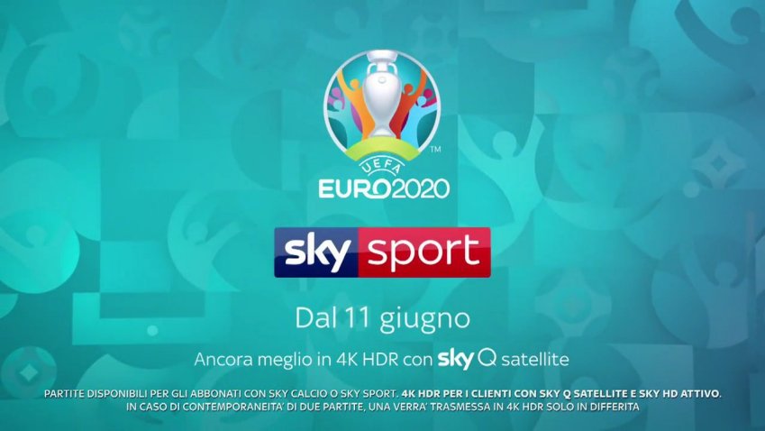 Euro 2020 tutto in diretta su Sky Sport, il calendario completo del torneo