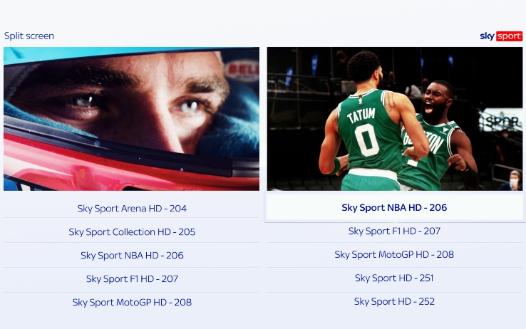 Immagine di Su Sky Sport domenica ricca di eventi, con Split Screen non perdi niente!
