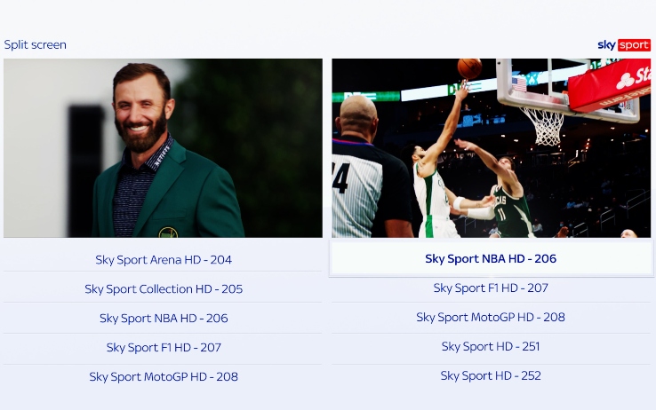 Su Sky Sport domenica ricca di eventi, con Split Screen non perdi niente!