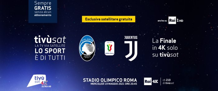Coppa Italia TIMVISION Finale 2021, Atalanta - Juventus (diretta Rai1 HD e 4K ore 21)