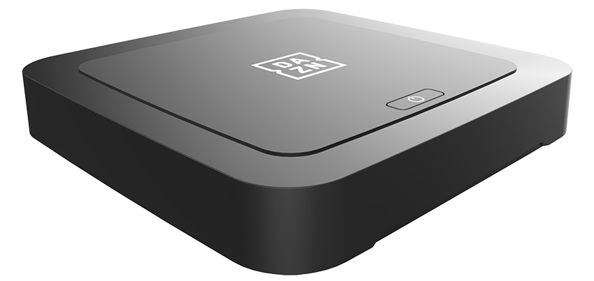 DAZN TV BOX, decoder backup DTT in caso di connessione internet non sufficiente.