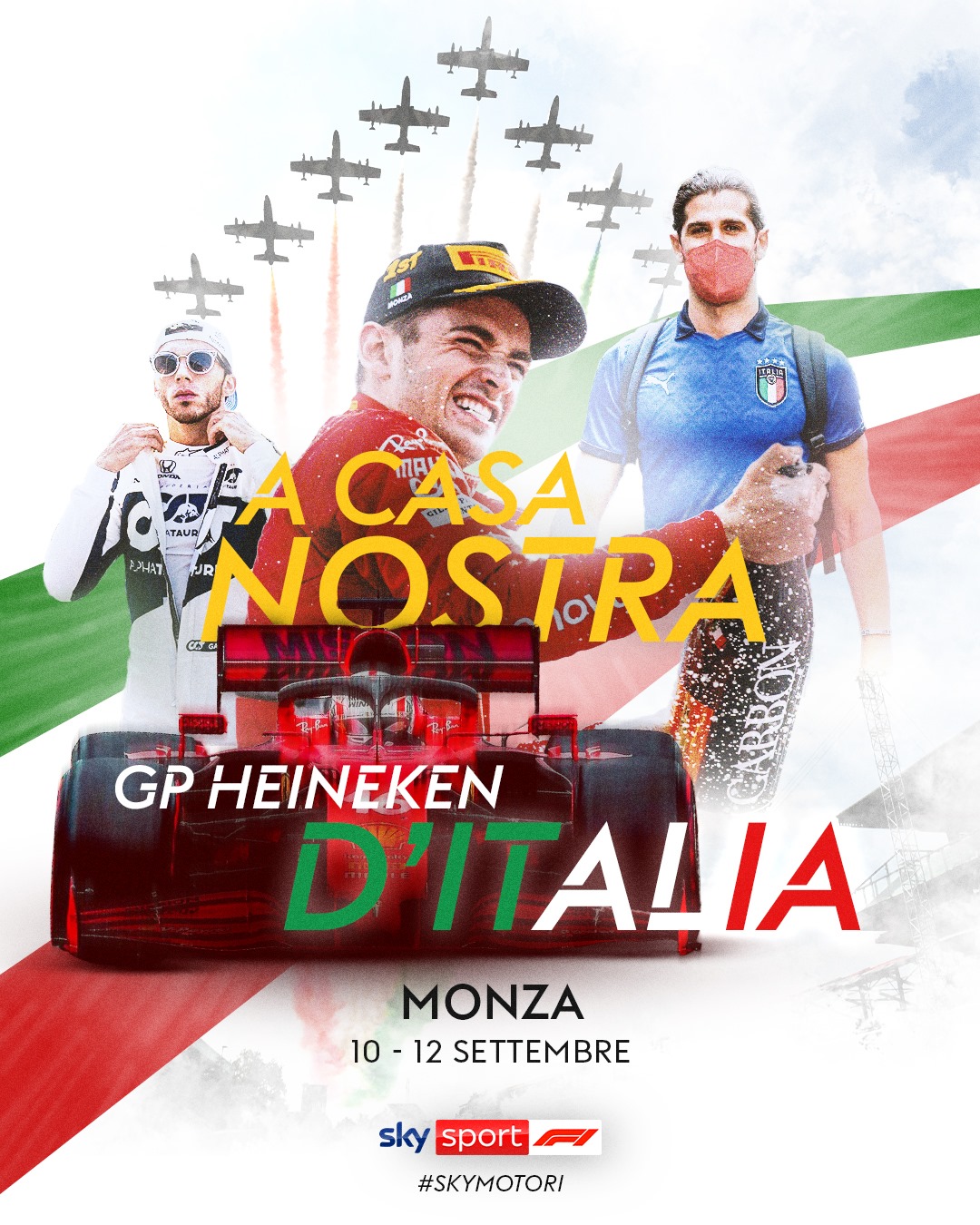 Sky Sport - Weekend Motori in diretta con GP Italia (F1) e Aragon (MotoGP)
