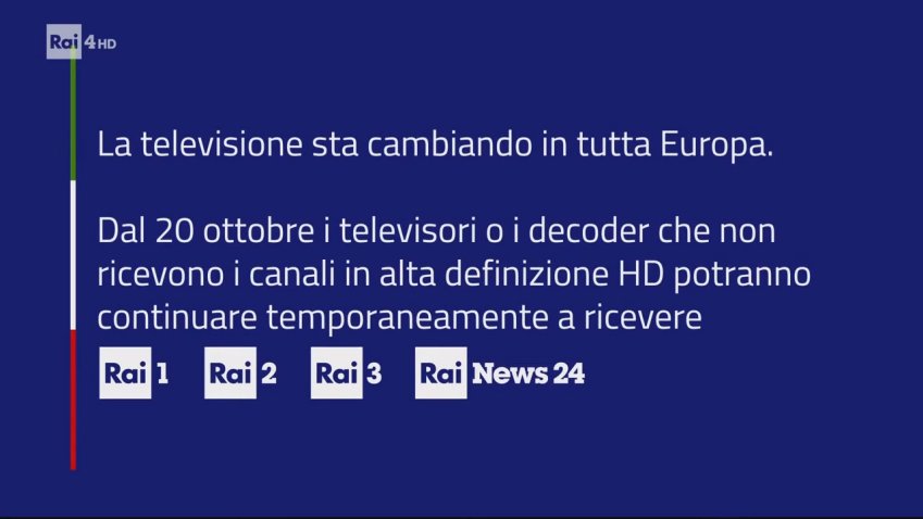 Immagine di RAI, spot per lo switch off dei canali tematici in MPEG4 dal 20 Ottobre 2021 - Scopri su Digitale Terrestre