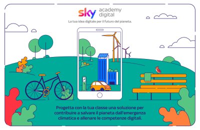Sky Academy Digital rivolta agli studenti per competenze digitali ed emergenza climatica