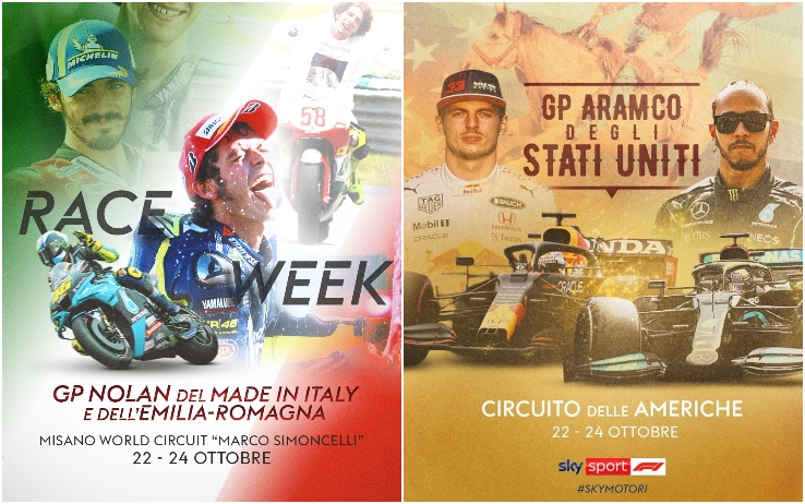 MotoGP a Misano, F1 ad Austin e Sinner ad Anversa: la domenica di Sky Sport!