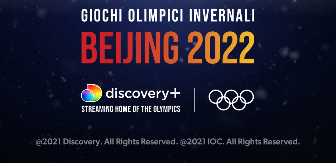 -100 giorni a Pechino 2022, Discovery celebra attesa per i prossimi Giochi Olimpici