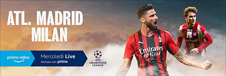 Champions League, Atletico Madrid - Milan (diretta esclusiva Amazon Prime Video)