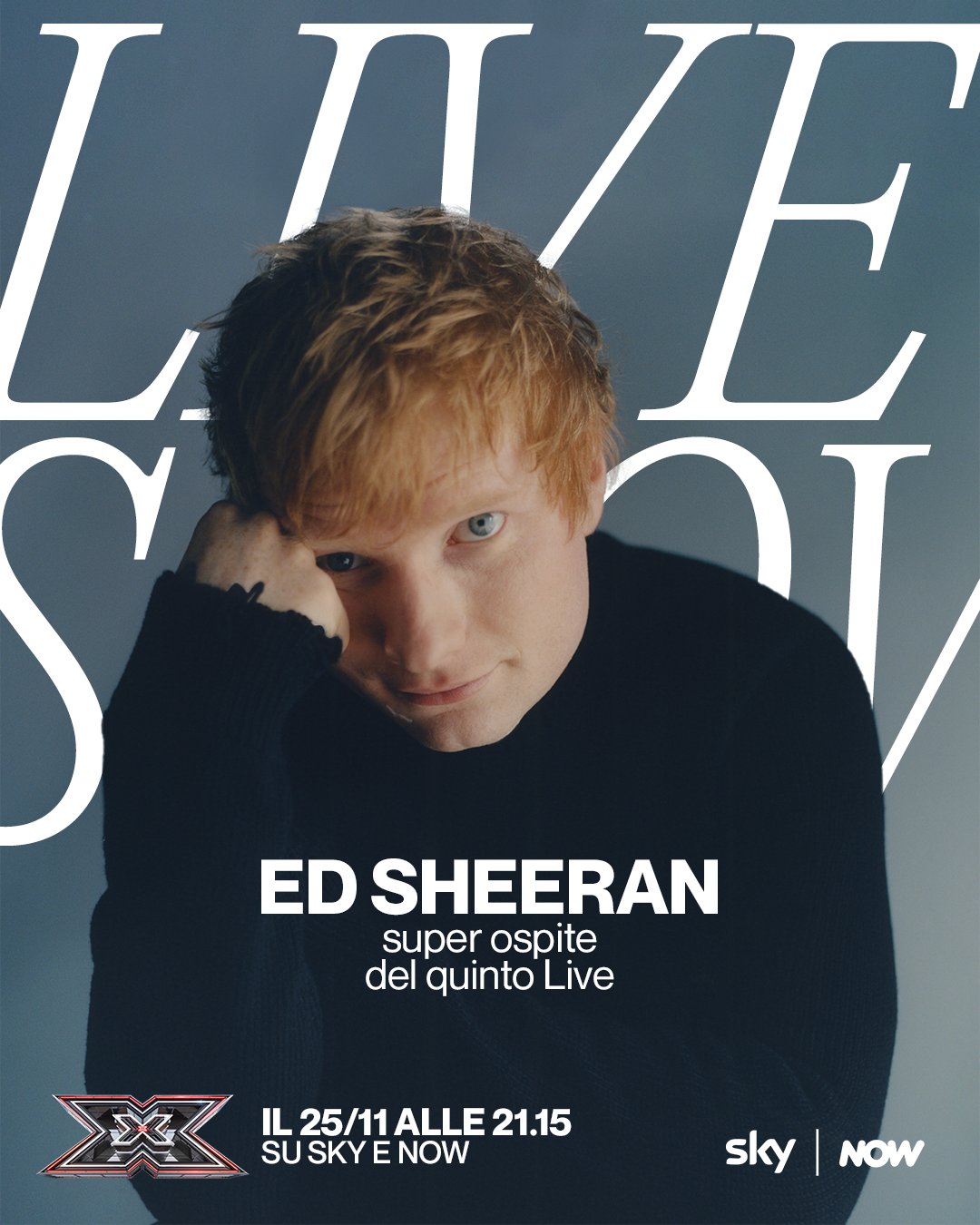 X Factor 2021, quinto Live Show su Sky e in streaming NOW. Ospite Ed Sheeran