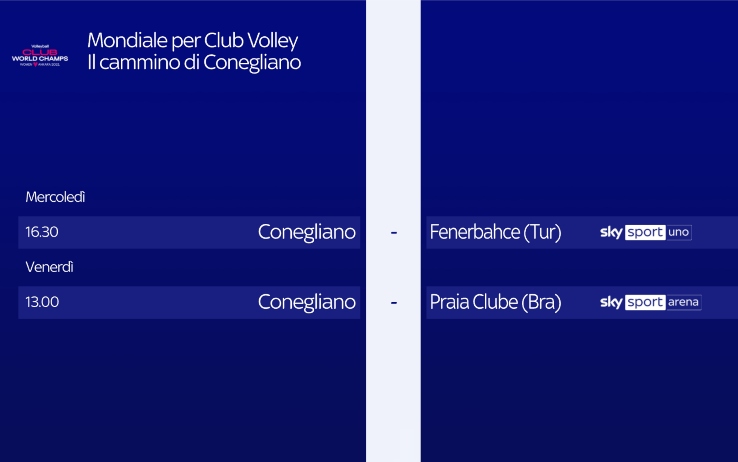 Immagine di Volley femminile, il Mondiale per club su Sky con le «pantere» di Conegliano - Scopri su Sky Italia