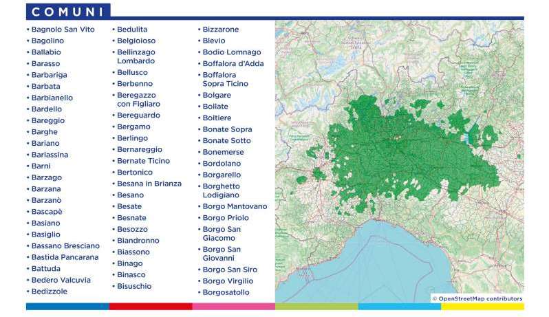 Rilascio banda 700 e refarming frequenze Digitale Terrestre Lombardia (23 Gennaio 2022)