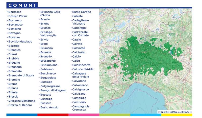 Rilascio banda 700 e refarming frequenze Digitale Terrestre Lombardia (23 Gennaio 2022)