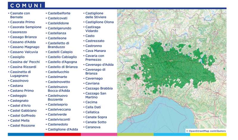 Rilascio banda 700 e refarming frequenze Digitale Terrestre Lombardia (23 Gennaio 2022)