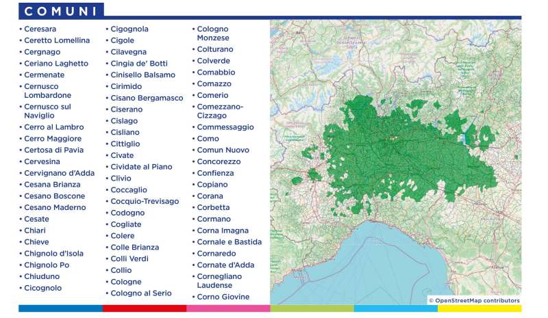 Rilascio banda 700 e refarming frequenze Digitale Terrestre Lombardia (23 Gennaio 2022)