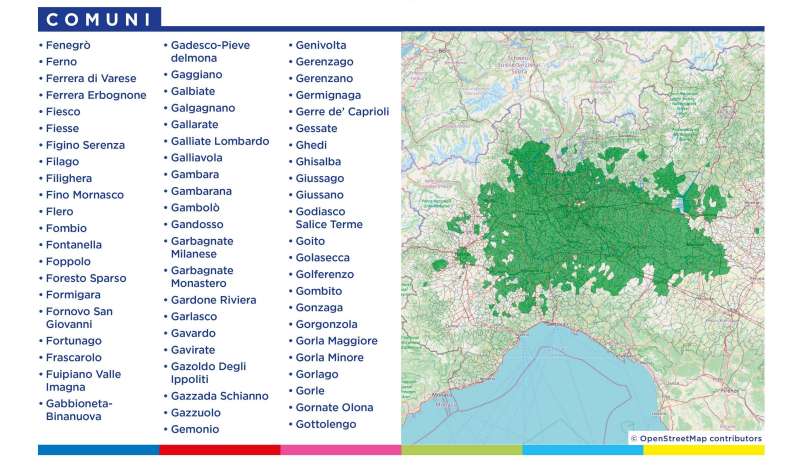 Rilascio banda 700 e refarming frequenze Digitale Terrestre Lombardia (23 Gennaio 2022)