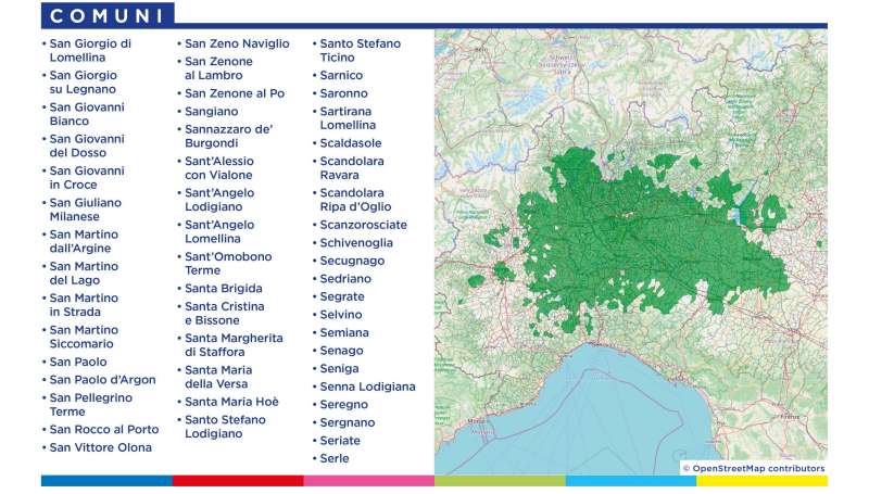 Rilascio banda 700 e refarming frequenze Digitale Terrestre Lombardia (23 Gennaio 2022)