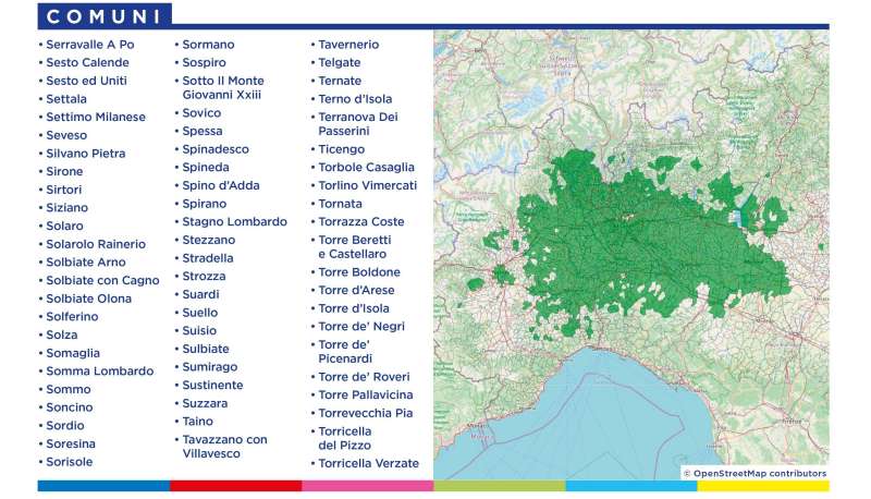 Rilascio banda 700 e refarming frequenze Digitale Terrestre Lombardia (23 Gennaio 2022)
