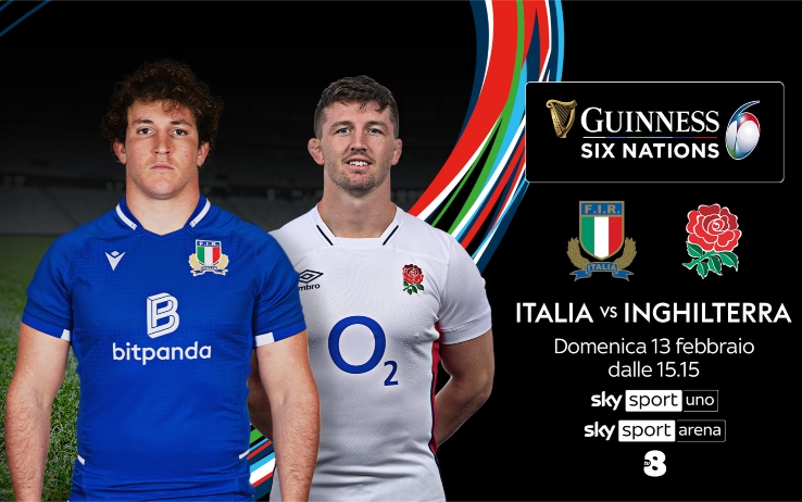 Rugby Sei Nazioni 2022 2a Giornata - Domenica 13 Italia - Inghilterra (diretta Sky Sport e TV8)