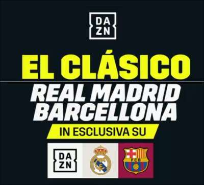 Liga, è la notte del Clasico Real Madrid - Barcellona (diretta esclusiva DAZN)