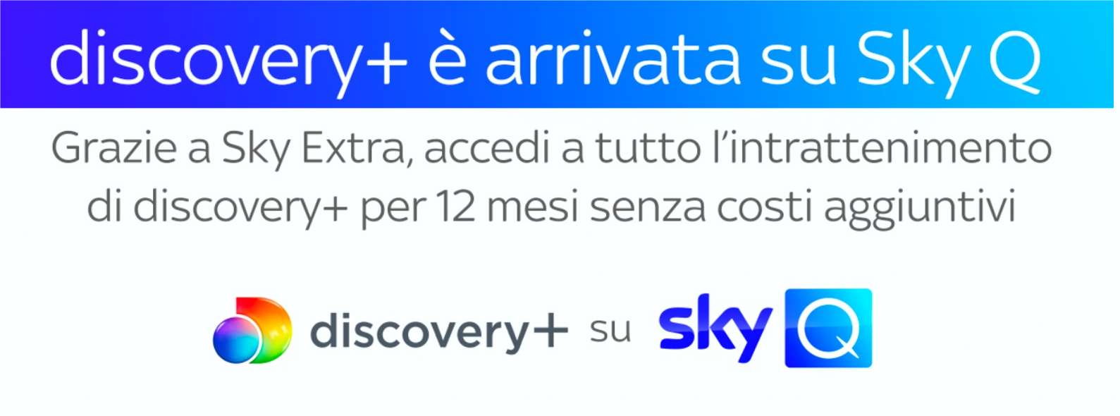Discovery+ arriva su Sky Q con 12 mesi di Intrattenimento senza costi aggiuntivi