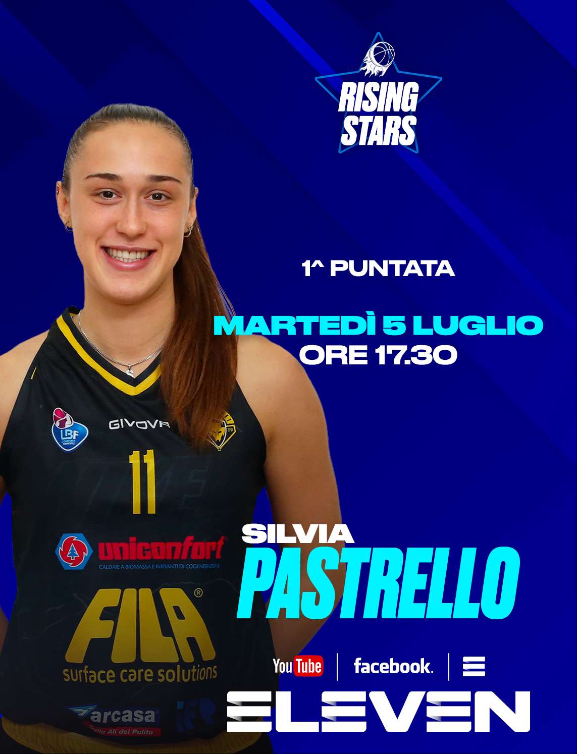 Rising Stars, nuovo format di Eleven Sports, sui giovani talenti emergenti del basket