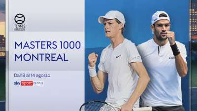 Sky Sport Tennis, ATP Masters 1000 Rogers Cup Montreal (8 14 agosto 2022)