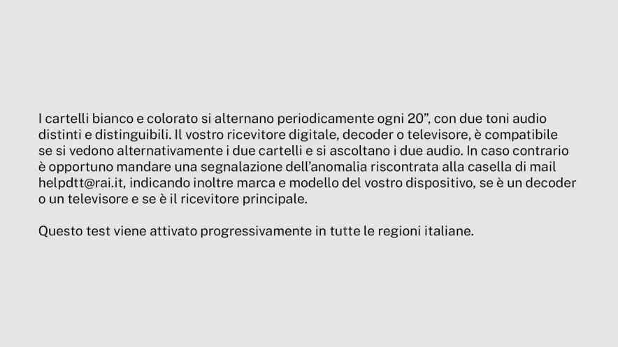 Rai 3 regionale in HD, in Lombardia e Piemonte test sul canale 102 DTT